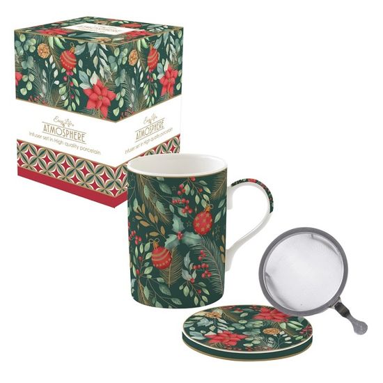 Tisanière En Porcelaine Avec Filtre Inox - 35cl - Idéale Pour Infusions Et Thés - Design élégant Et Pratique
