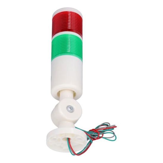 Tour De Signalisation Industrielle, Colonne à 3 Couches De Sécurité, Lampe D'alarme, Lampe D'avertissement Multicouche Avec Buzzer Pour Machines CNC 24 V CC