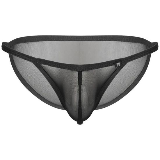 Culotte Homme Sexy En Polyester | Sous-vêtement Lingerie Briefs Taille Régulière