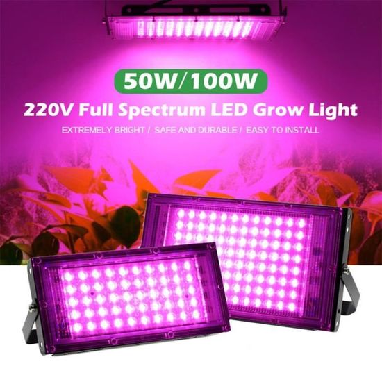 100w Lampe Led Horticole Floraison Lampe--Full Spectrum Hydro LED élèvent la lumière pour la boîte de culture