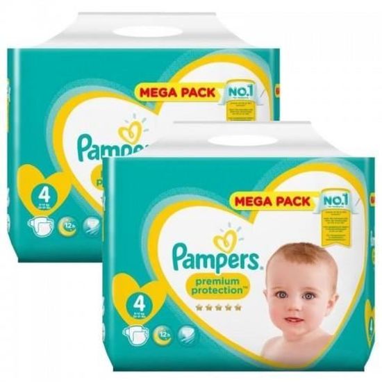 288 Couches Pampers New Baby Premium Protection taille 4