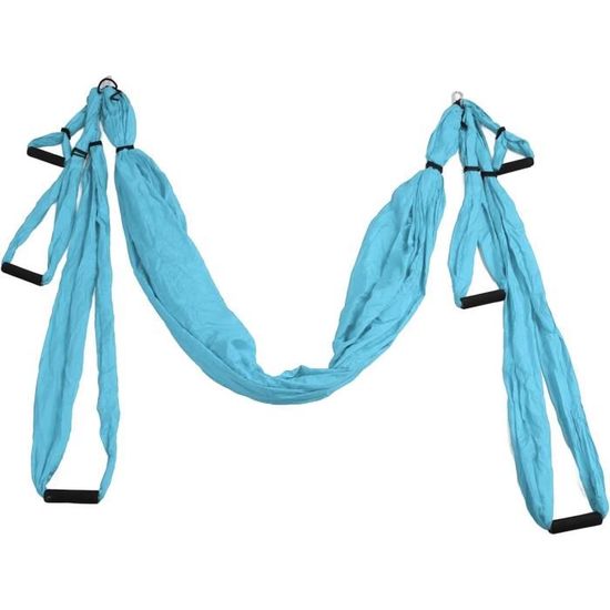 Balançoire Sensorielle Yoga Hamac Aérien Inversion Avec Support Plafond - Dark Green Intérieur Extérieur 200kg