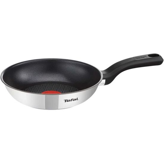 Blue Diaond Triple Steel Set de Poêles à Frire en Acier Inox 18/10 Revêteent Antiadhésif