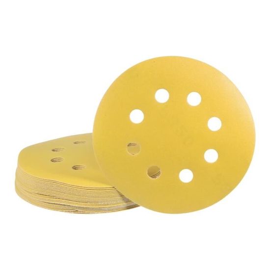 Disque De Polissage 150mm Extra Épais Jaune 70 Couches - Pour Ponceuse De Table Trou 1/2"
