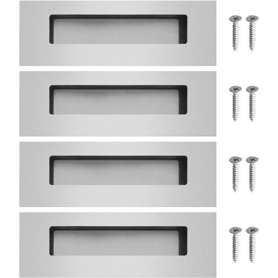 Lot De 4 Poignées De Tiroir Motif Dauphin – ABS Et Verre, Dimensions 3,5 X 2,8 Cm, Pour Meubles Et Armoires