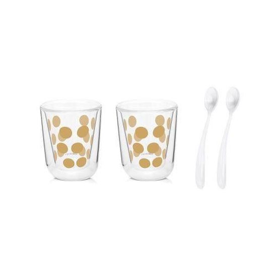 DESIGNS espresso tasses avec soucoupe 2-er set différentes couleurs Zak DESIGNS espresso tasses avec soucoupe 2-er set différentes couleurs Zak