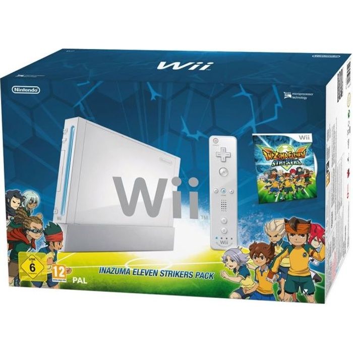 Console Nintendo Wii + Inazuma Eleven Strikers - Nintendo