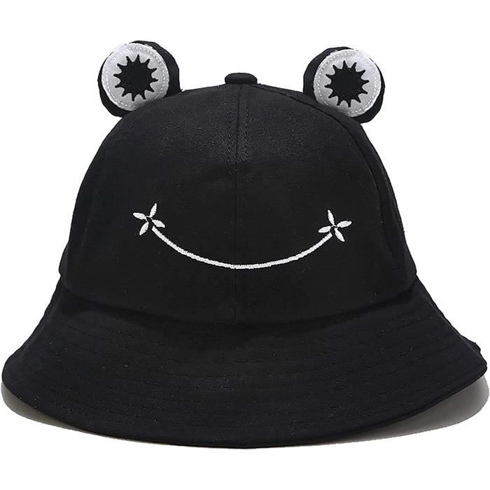 Chapeau De Pêche Grenouille - Protection Solaire, Unisexe, Tissu Polyester Léger, Tour 56-58 Cm