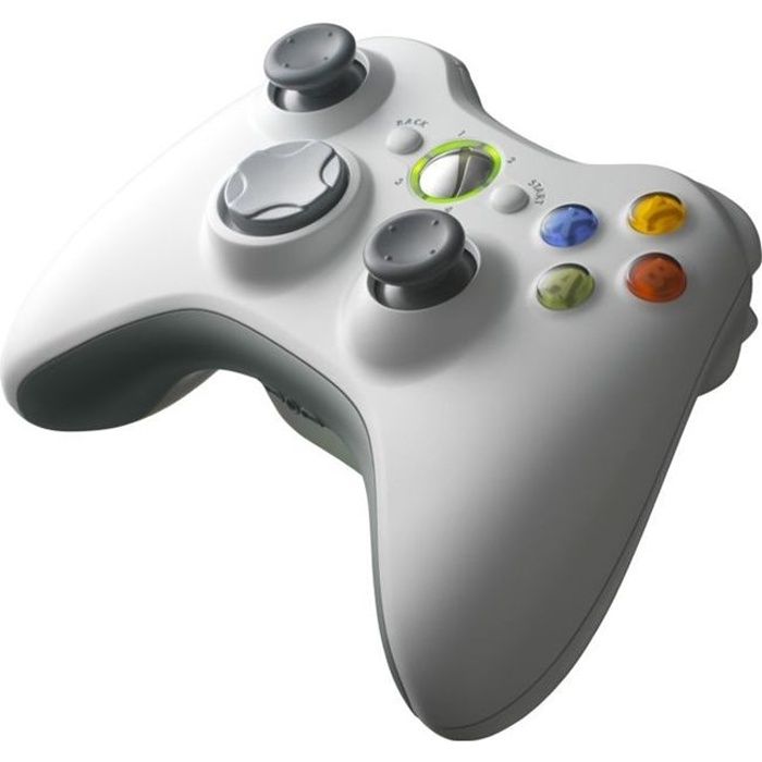 Manette XBOX 360 officielle sans fil - Cdiscount Informatique