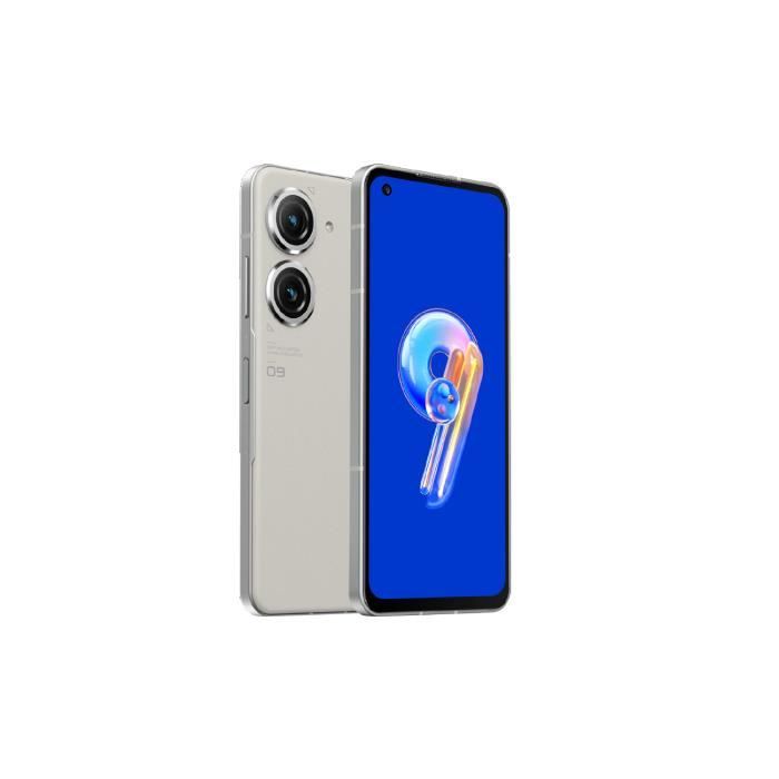 ASUS Zenfone 9 - Smartphone 5G Débloqué - 8Go - 128Go - Android 12 - Batterie 4300 mAh - Double SIM - USB-C - Moonlight White