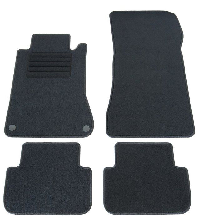 4 TAPIS DE SOL POUR MERCEDES CLASSE CLK W209 COUPE DE 05/2002 A 04/2009
