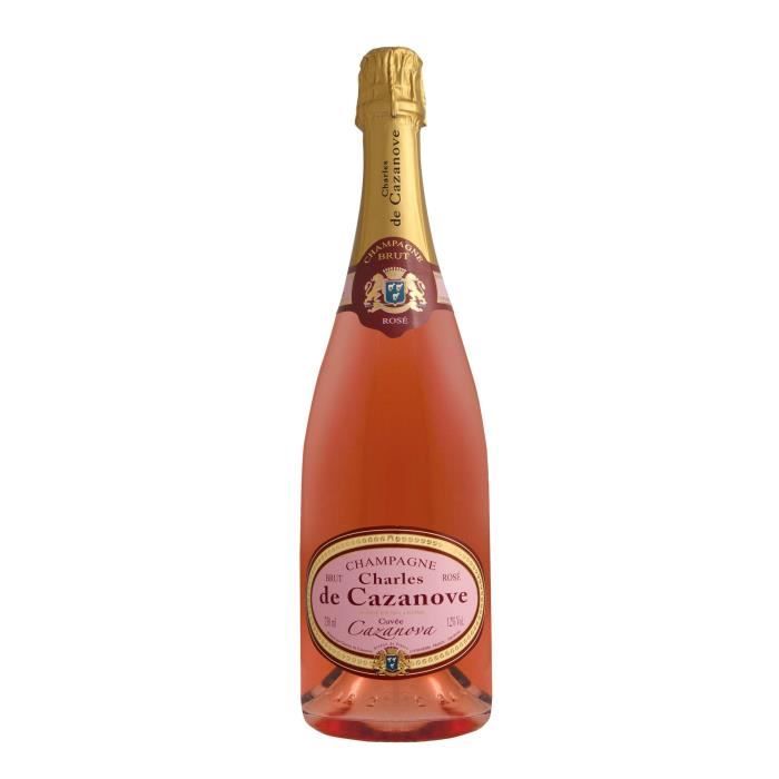 Champagne Charles de Cazanove Cuvée Cazanova Rosé - 75 cl