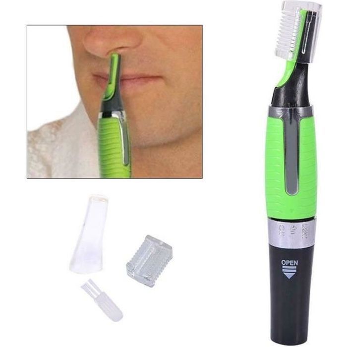 SIMPLISIM: Tondeuse électrique Nez oreille cou rasoir de sourcils épilation rasage épilation pour homme et femme