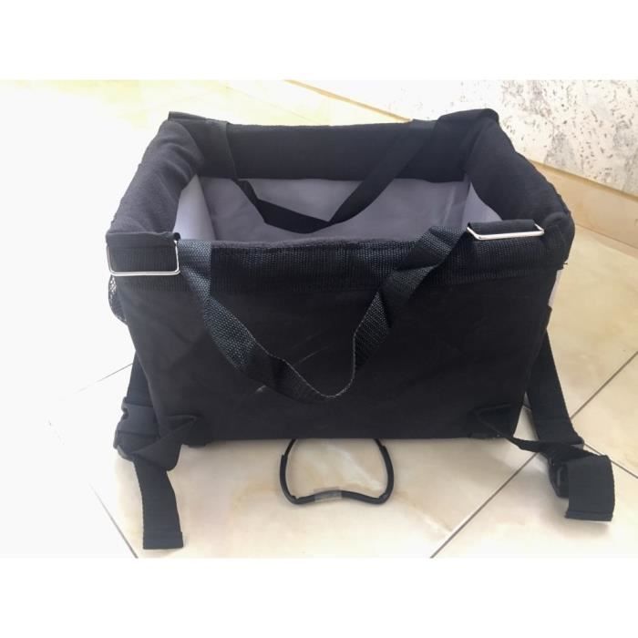 Sac de transport,Sac porte vélo pour animaux domestiques Amovible, sac de transport pour vélo, chien chat - Type Black-38x27x26cm