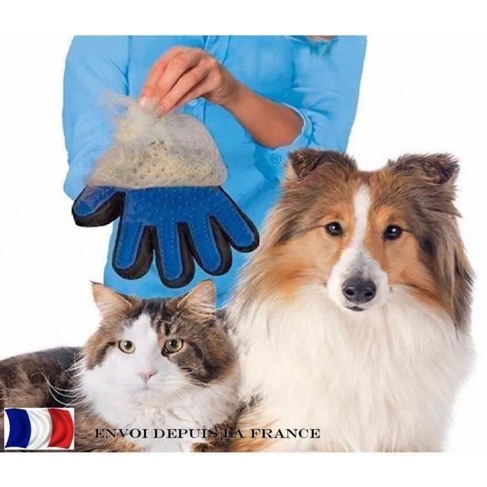gant de toilettage et massage pour chien et chat Aw73816