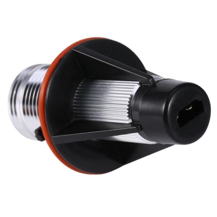 YOSOO Phare LED de voiture 2 pièces 5W blanc LED ange yeux Halo anneau ampoules de lampe pour BMW E39 E60 E53 E63 E66 phare