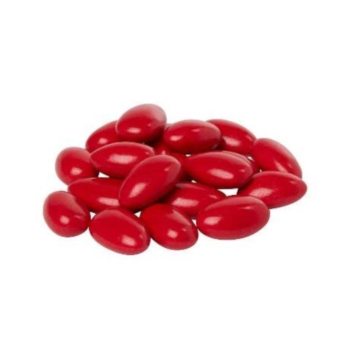 DRAGEES DE France -Dragées Amande - Rouge 1KG