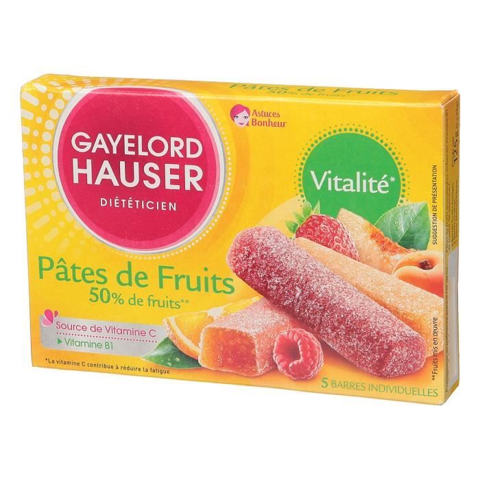 GAYELORD HAUSER Pâtes de fruits 125g
