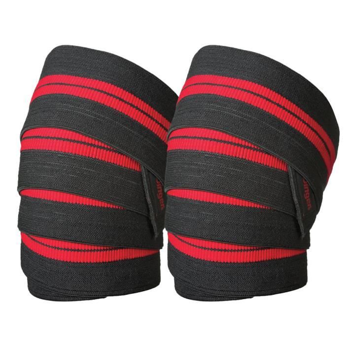 HARBINGER weightlifting red-line knee wraps [black]