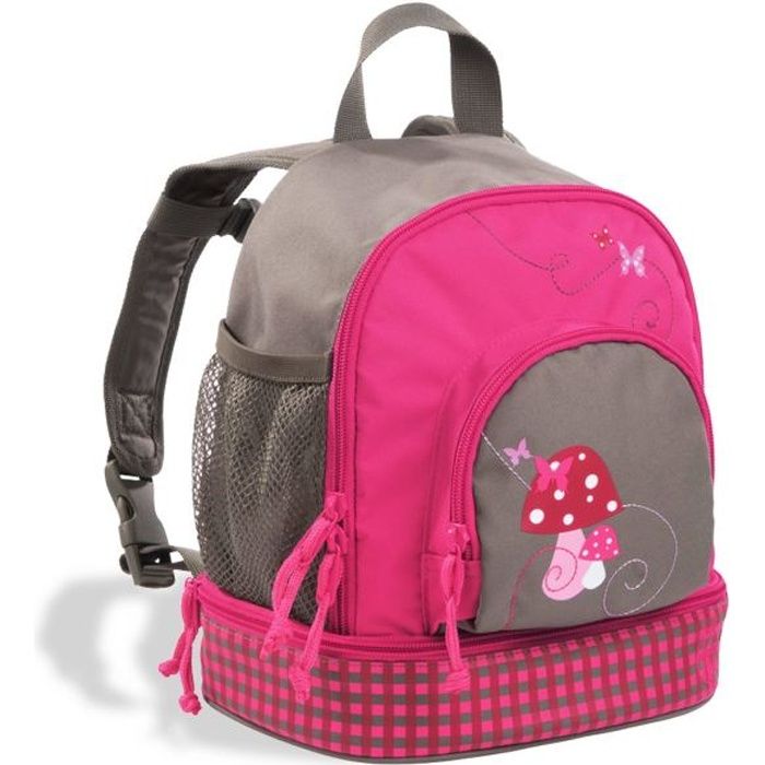 LÄSSIG Mini Sac à Dos Borne Scolaire Maternelle - 1 Compartiment - 3 à 6 ans - 30cm - Enfant Fille