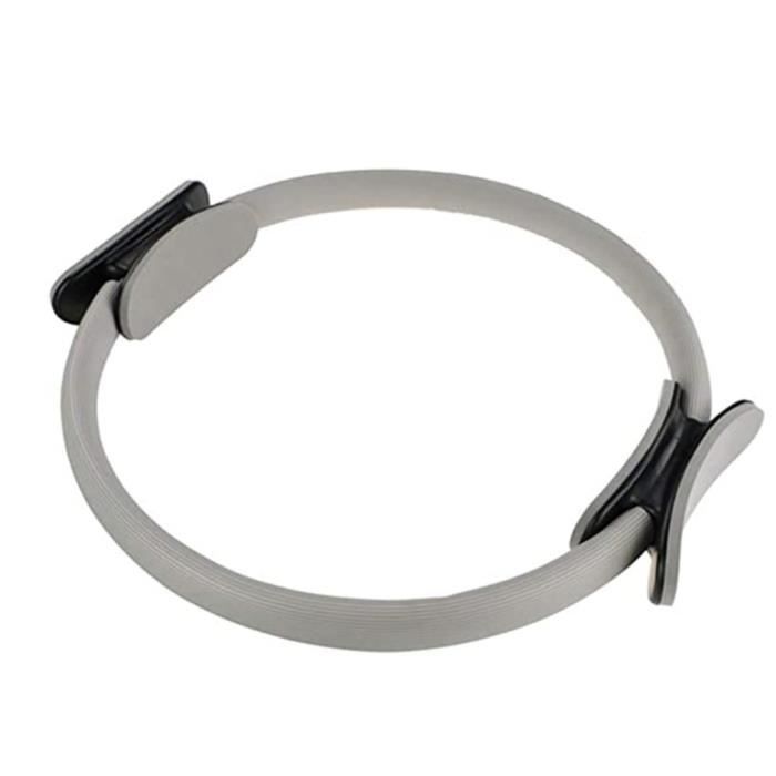 Pilates Pratique Circle Professional Fitness Ring Fitness Ring Accessoires Pilates portables pour l'exercice de gym, gris