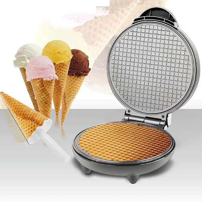 1200 W Machine à Gaufres domestique antiadhésive pour Rouleau d'oeuf, Rouleau de crème glacée, Fabrication de crêpes