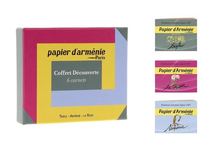 papier d'arménie coffret 3 senteurs