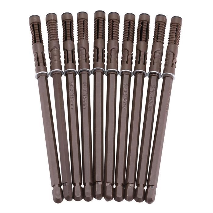 10Pcs Support d'Étagère Flottante, Support d'Étagère Invisible en Métal, Support d’ Étagère 10*145mm ABIL1