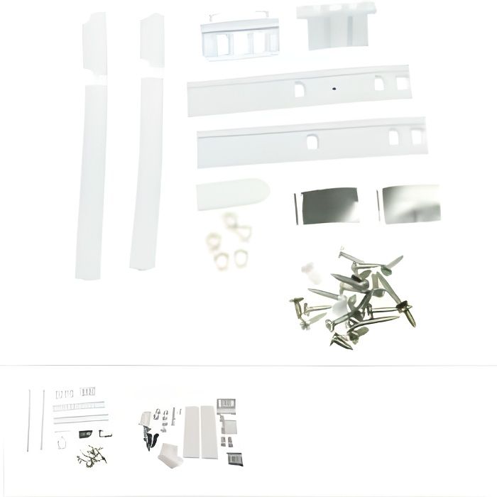 KIT DE FIXATION PORTE FRIGO INTÉGRABLE + SYSTÈME GLISSIÈRE POUR REFRIGERATEUR WHIRLPOOL * FFE001