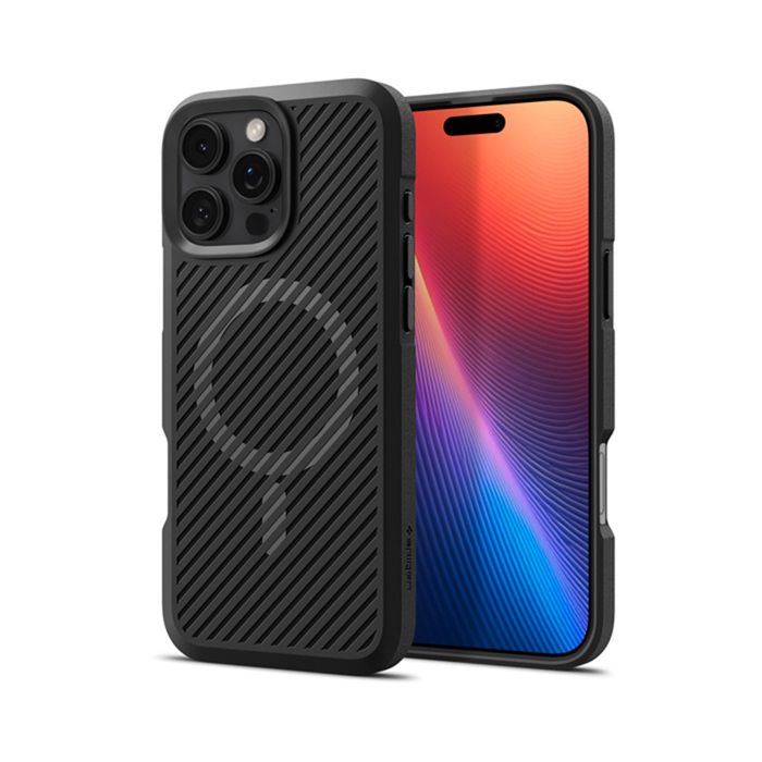 Coque Spigen Core Armor Mag MagSafe pour iPhone 16 Pro Max (noir mat)