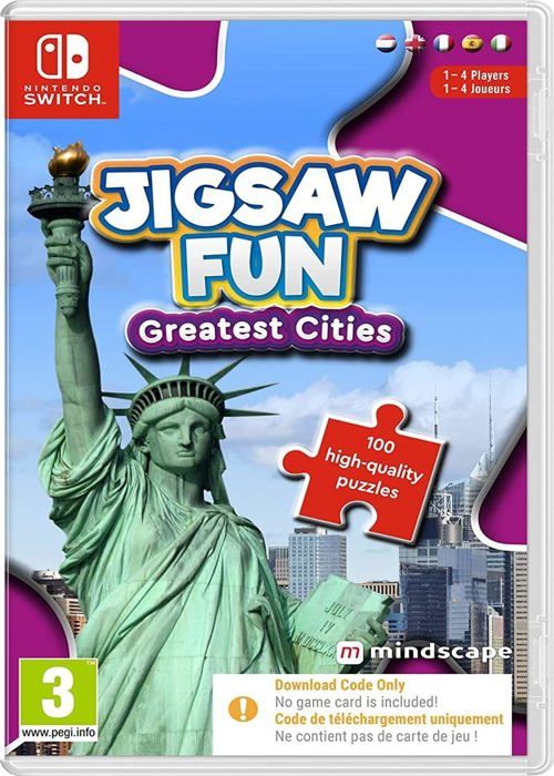 Jeu Vidéo Puzzle - Nintendo Switch - Jigsaw Fun: Greatest Cities - Version Import - Jouable en Français