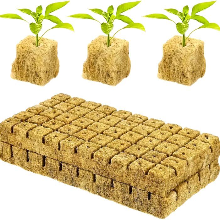 SIRLOMU 20 Éponges De Culture Hydroponique De Rechange – Substrat Biotourbe Pour Germination Rapide Et Racines Saines, Idéal Kit Jardin Intérieur