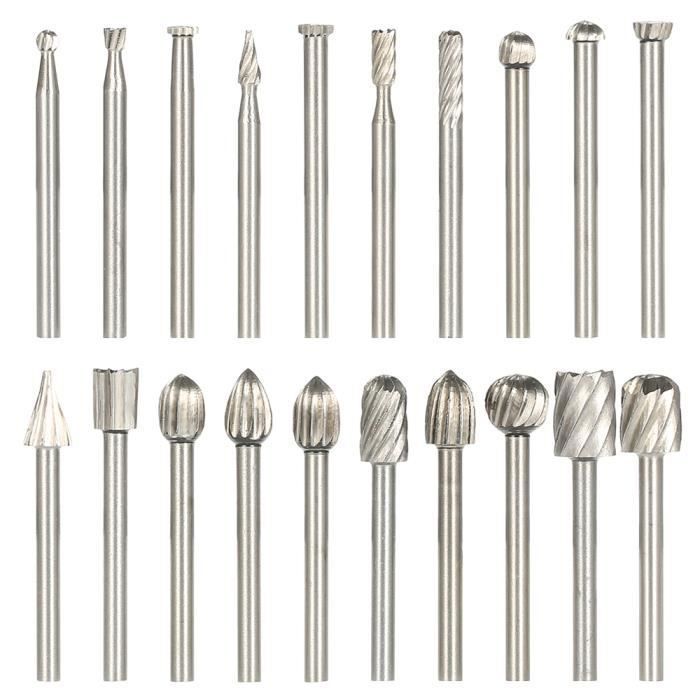 Fraise Gravure CNC 0,3 Mm – 10 Pièces Carbure Revêtu Titane – Pour PCB, Métal, Bois – Tige 1/8 Pouce