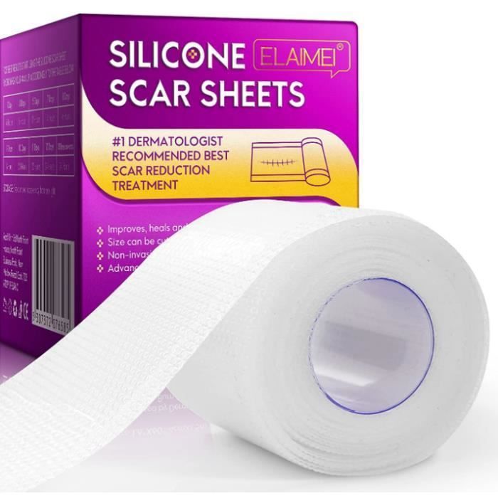 Feuilles De Silicone Pour Cicatrices - Patch Gel Réparation Plaies Et Brûlures - Neuf
