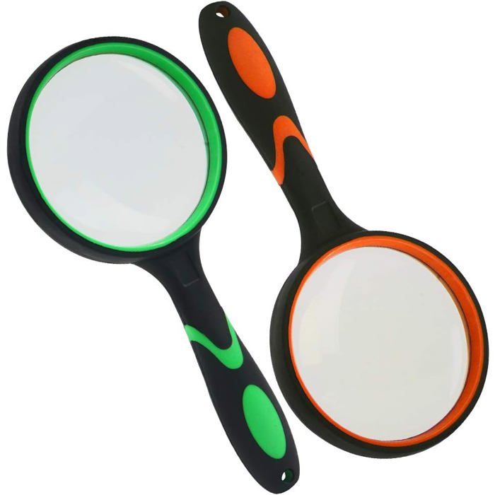 Hriymtd Lot de 6 Loupes Loupe pour Enfants, Kit d'exploration en Plein