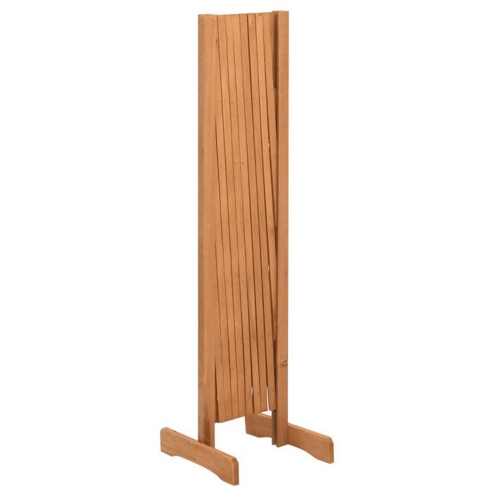 Clôture en treillis de jardin - WIENS - 180x100 cm - Orange - Bois de sapin massif - Extensible - Utilisation extérieure