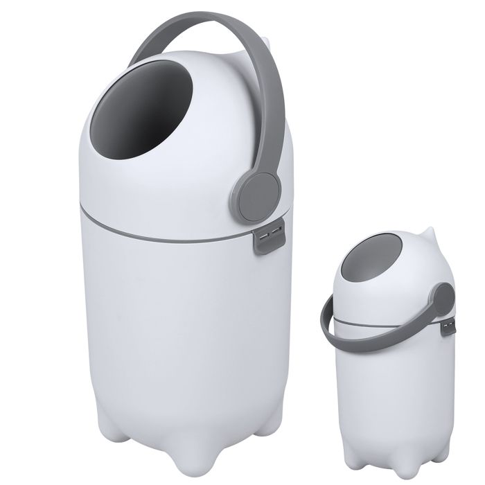 Comparer les prix de Poubelle à langes étanche 15 L avec couvercle hermétique - Bac anti-odeurs pour couches litière de chat