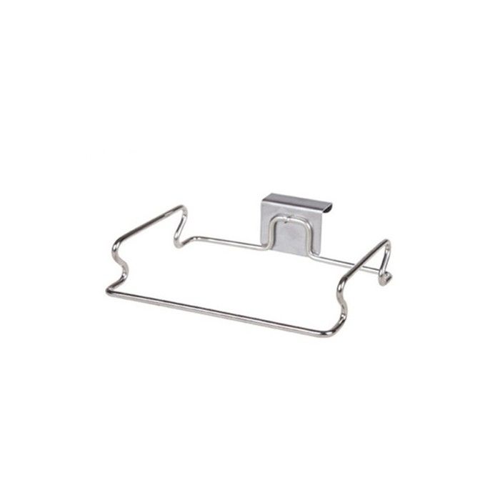 Support Sac à Déchets pour Cuisine Porte-Sac de Poubelle pour Porte de Placard Tiroir Armoire Cintre Inoxydable Réutilisable
