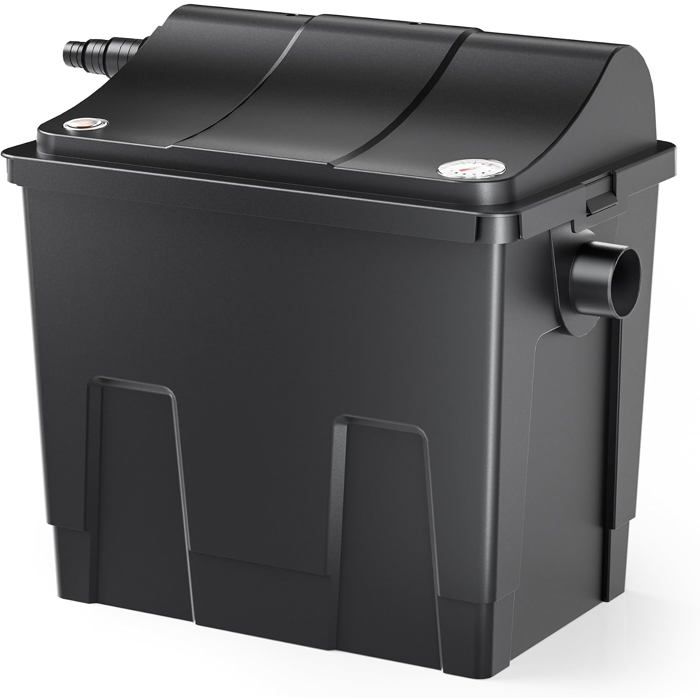 Filtre biologique bassin 1 chambre 400×275×400 mm débit 6000 l/h jusquà 8000 l filtration mécanique incluse