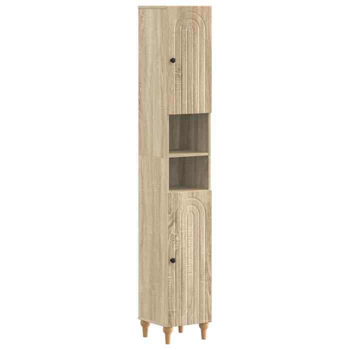 vidaXL Armoire de Salle de Bain avec Étagère Ouverte ALKMAAR 896157