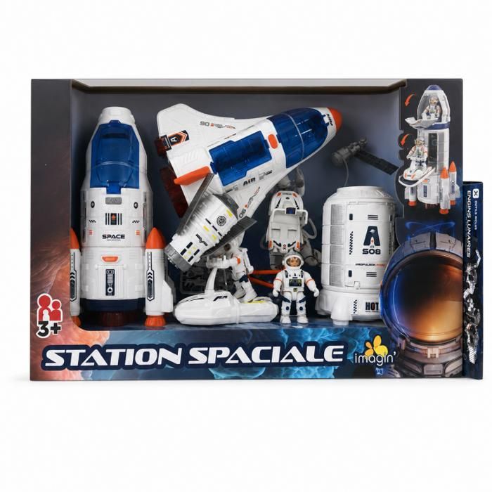 Coffret Station Spatiale - IMAGIN - Imagin - Fusée - Navette - Figurines astronautes