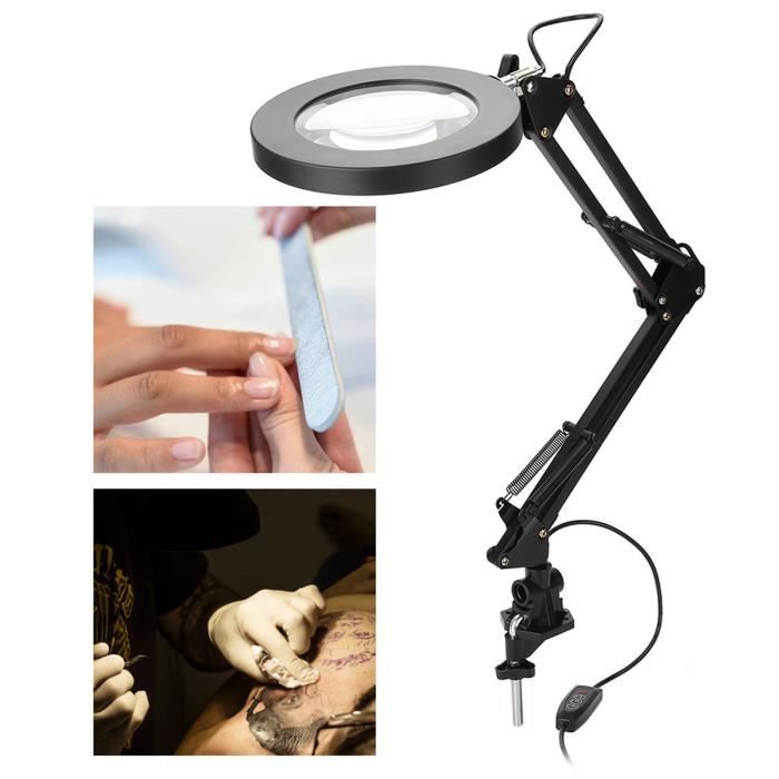 Lampe De Table Pliable Pour Les Yeux, Bras Pivotant Flexible, Lampe De Montage Pince USB, Lampe