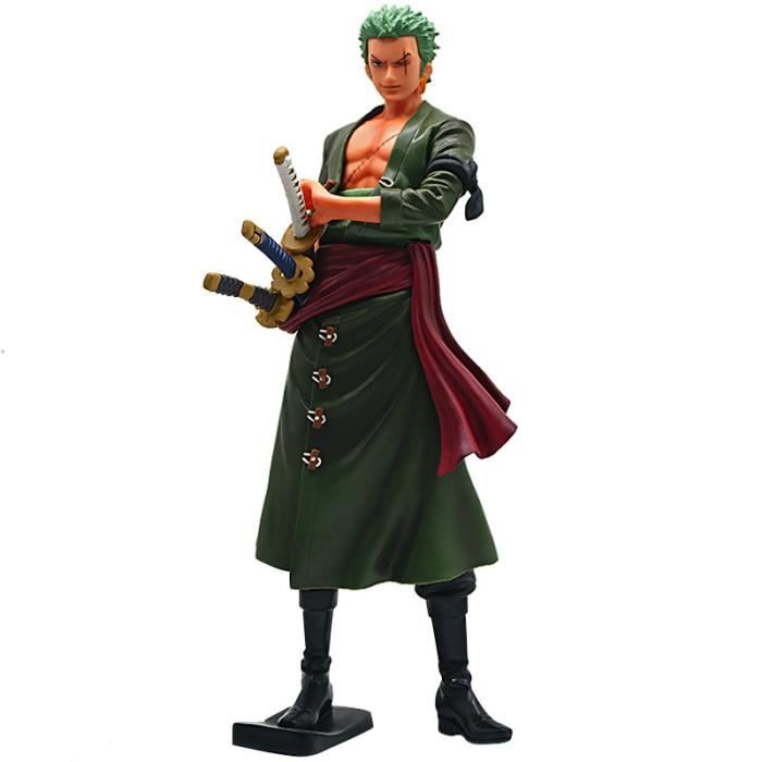 One Piece Figure Modèle Zoro Trois Épées Modèle Debout 28cmMatériau PVC Cdiscount Jeux Jouets
