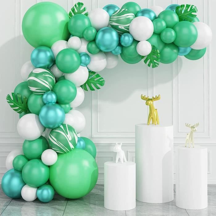 Arche Ballon Vert Sauge, 130Pcs Ballons Vert Et Or, Arche Ballon Vert Et  Or, Arche Ballon Anniversaire Vert Pour Fête Prénata[u187] - Cdiscount  Maison