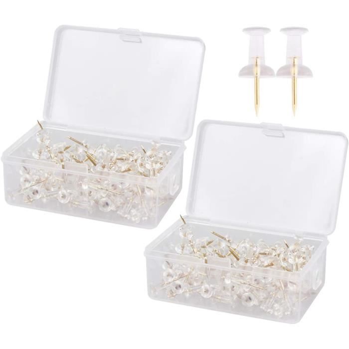 Glarks Lot De 430 Punaises Papillon 7 Types De Broches En Plastique Glarks Lot De 430 Punaises Papillon 7 Types De Broches En Plastique