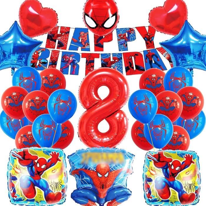 98 Pcs Kit Décoration Anniversaire Garçons – Ballons, Bannière, Toppers Cupcake, Nappe, Autocollants – Thème Enfant Festif & Coloré