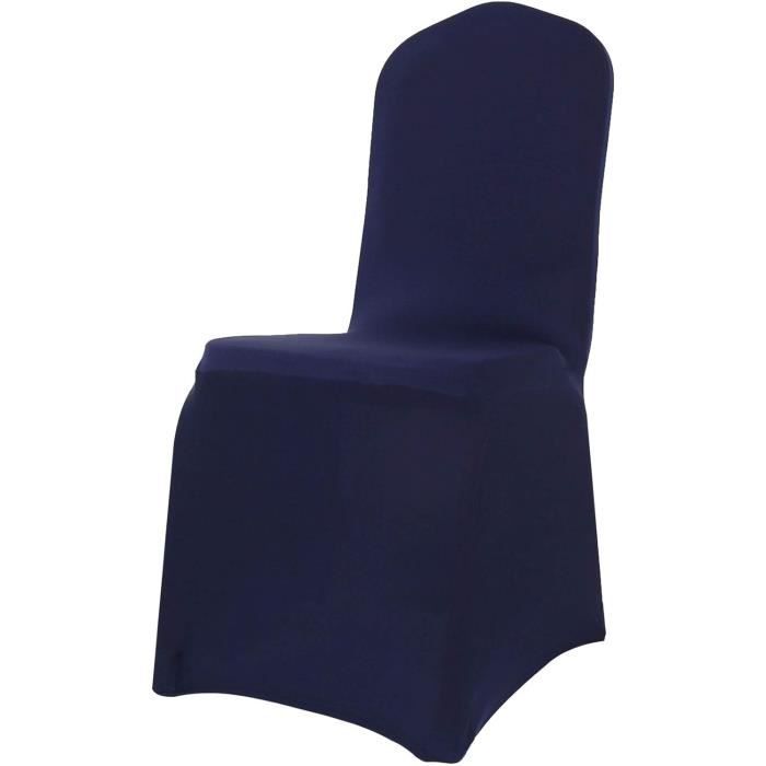 Housses De Chaise De Salle à Manger - Lot De 6, Dossier Incurvé, Tissu Extensible Lavable | Protection Anti-taches, Sans Accoudoirs