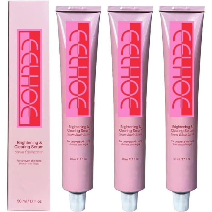 Sérum Eclaircissant Crème , Crème Eclaircissante Visage, Rose Crème