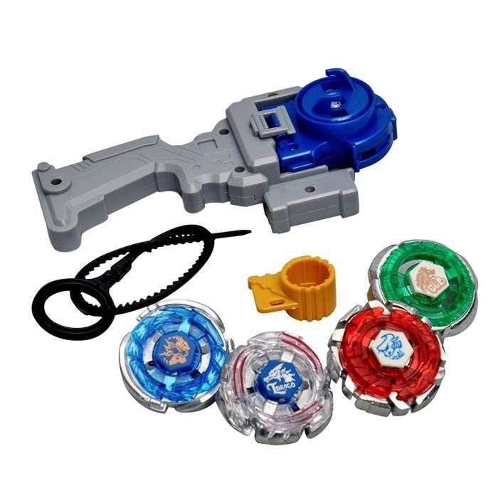 4 Dans 1 Beyblades Metal Fighter Fury Avec Bague De Combat En