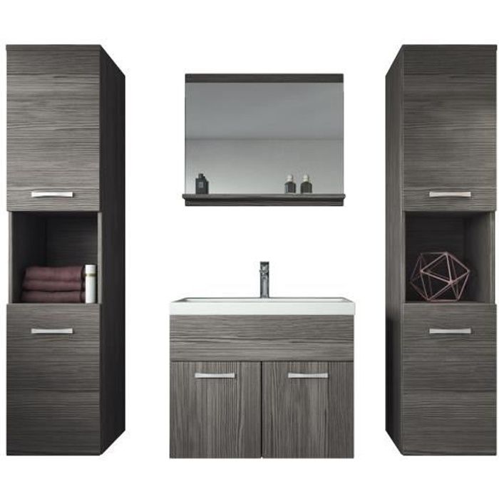 Montreal Meubles De Salle De Bain Xl 60 Cm Lavabo Bodega Cdiscount Maison